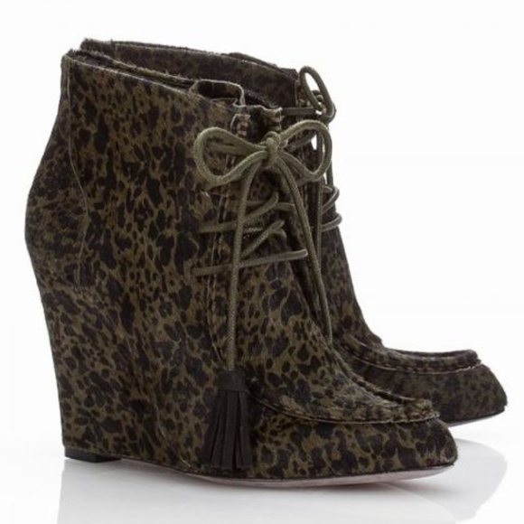 Rebecca Minkoff Shoes - [7.5] Rebecca Minkoff - Mia Wedge Ankle Bootie